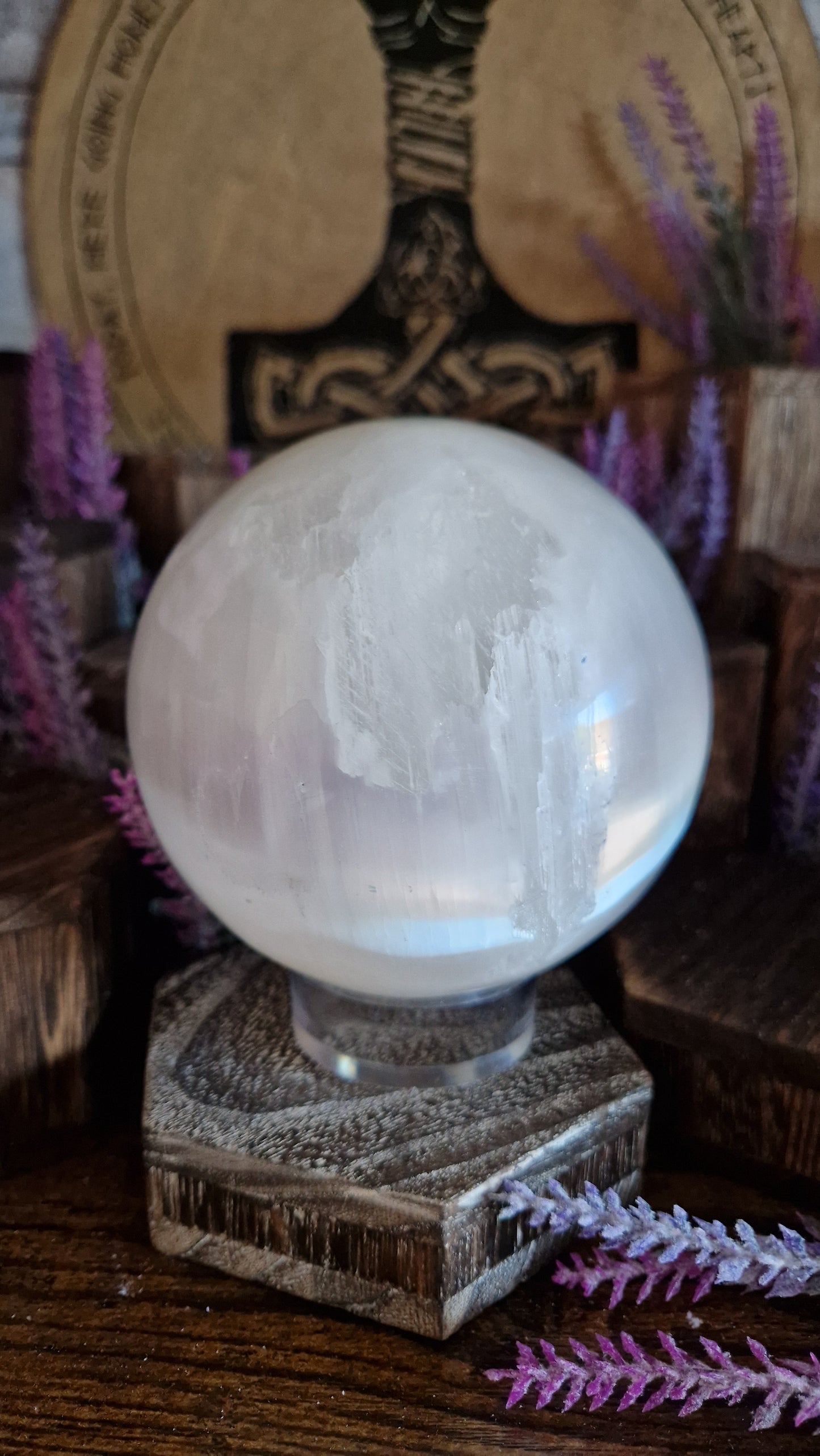 Selenite Sphere