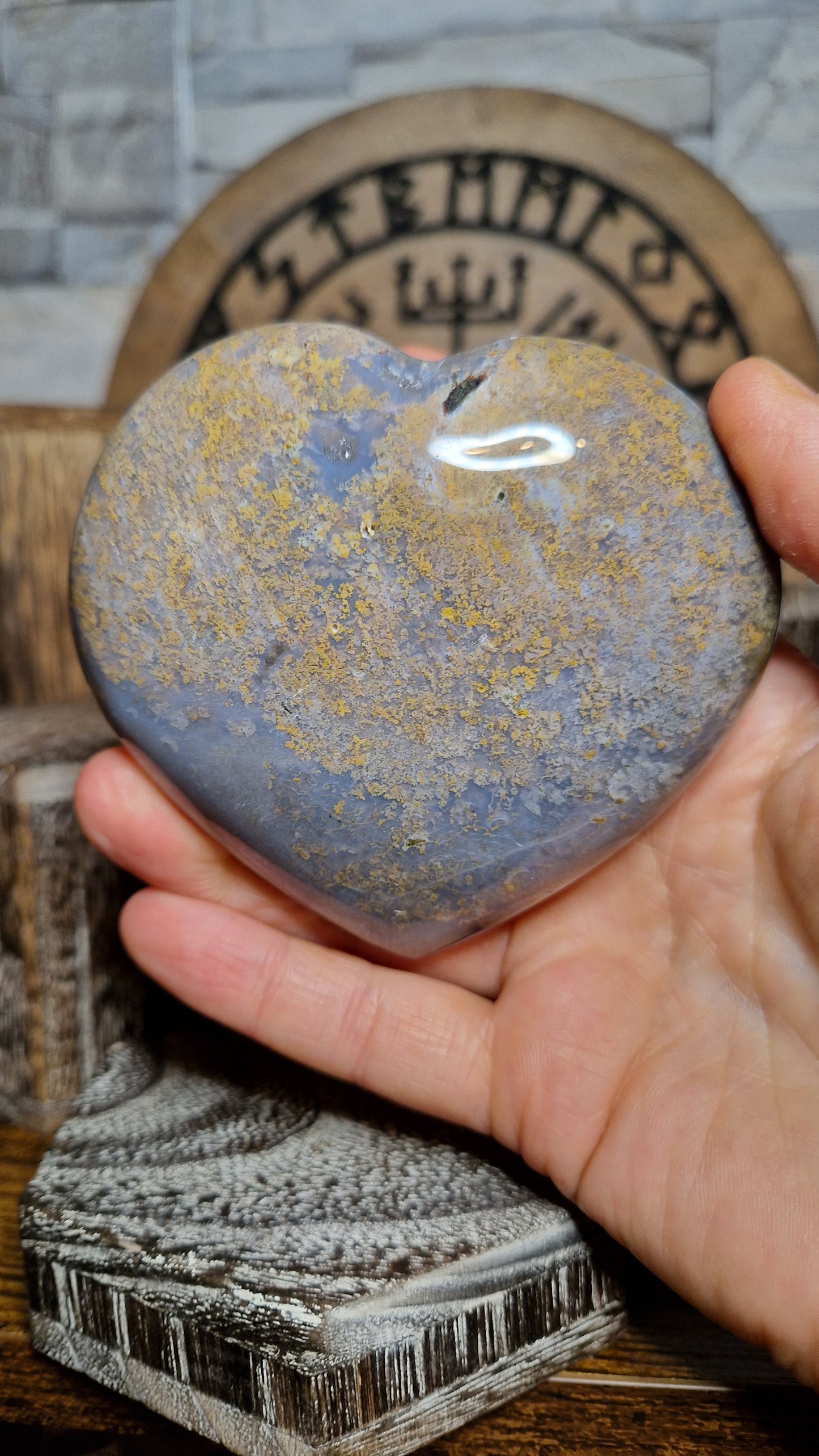 Ocean Jasper Heart - 10