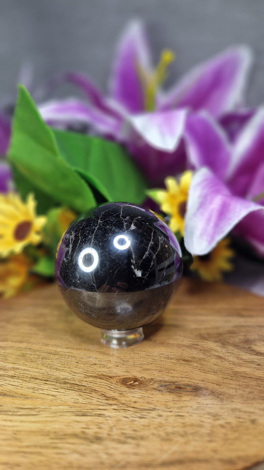 Dark Violet Rose Sphere - 32