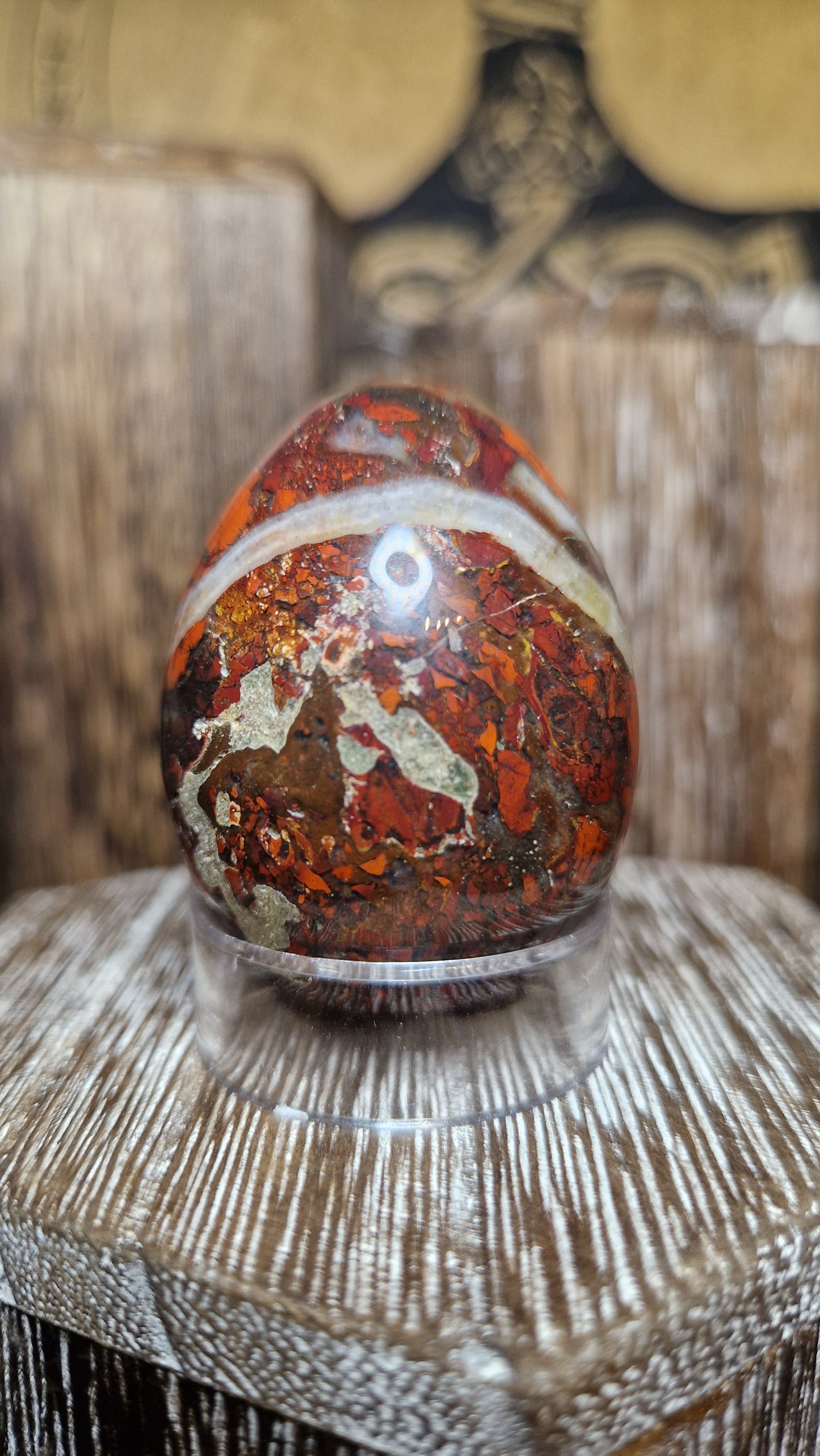 Brecciated Jasper Egg - 15