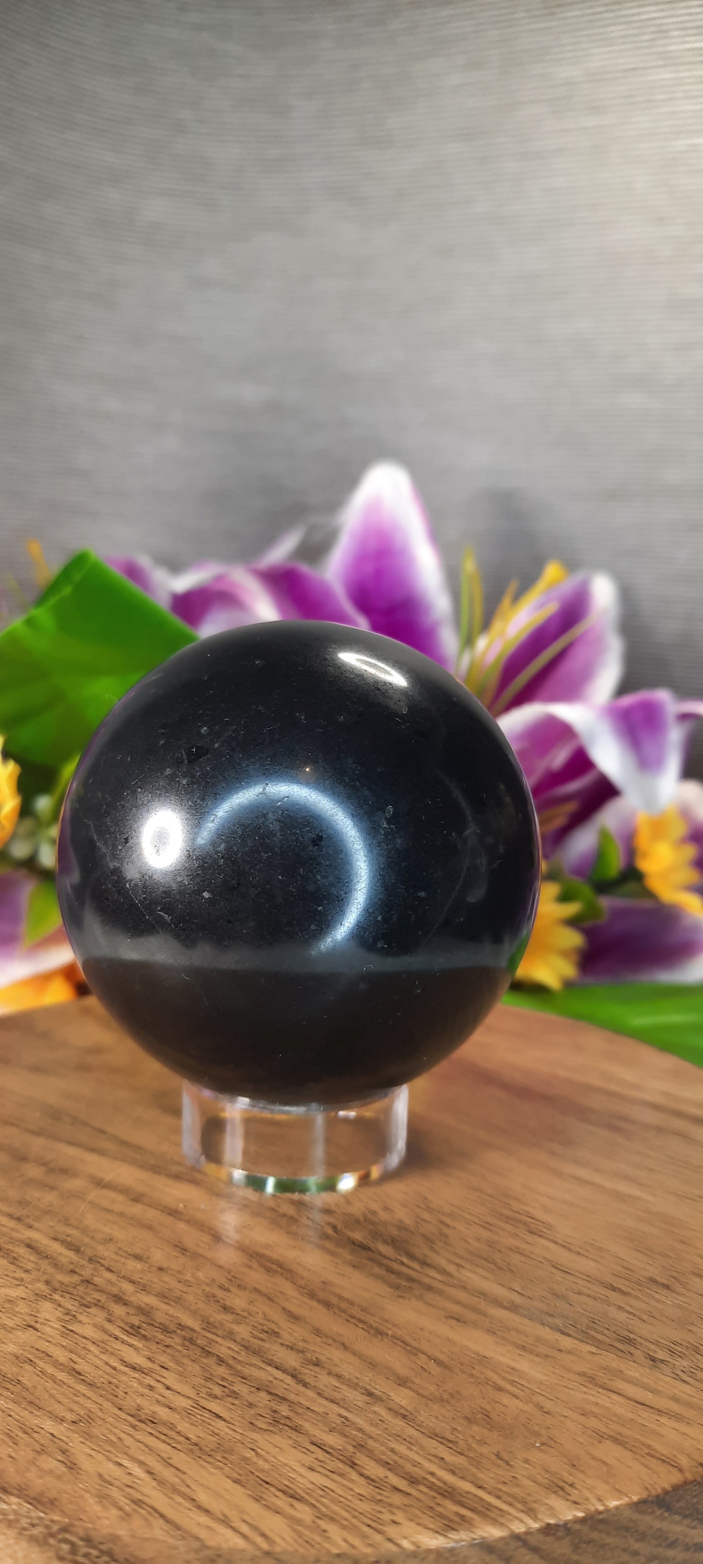 Black Tourmaline Sphere - 490