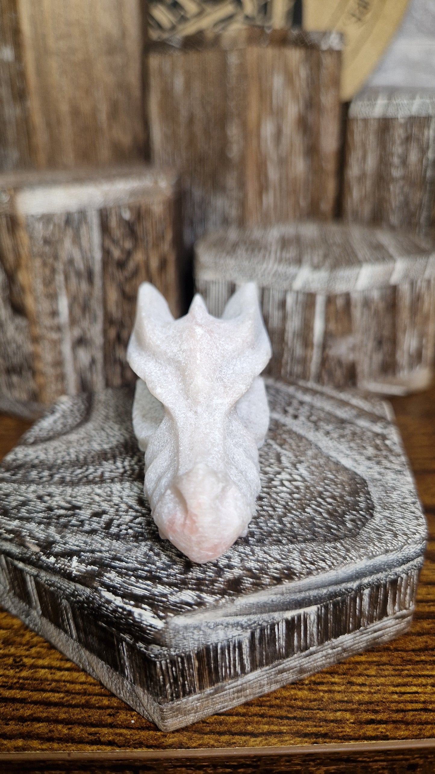 Pink Opal Dragon's Head l - 11