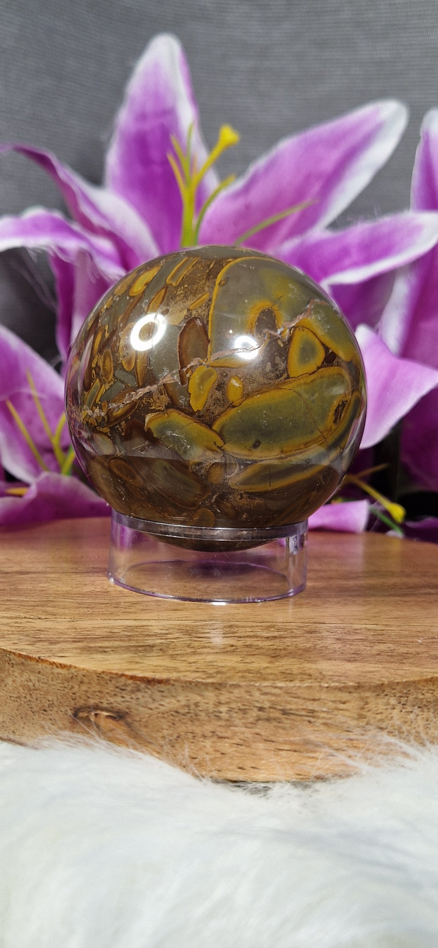 Fruit Jasper Sphere - 229