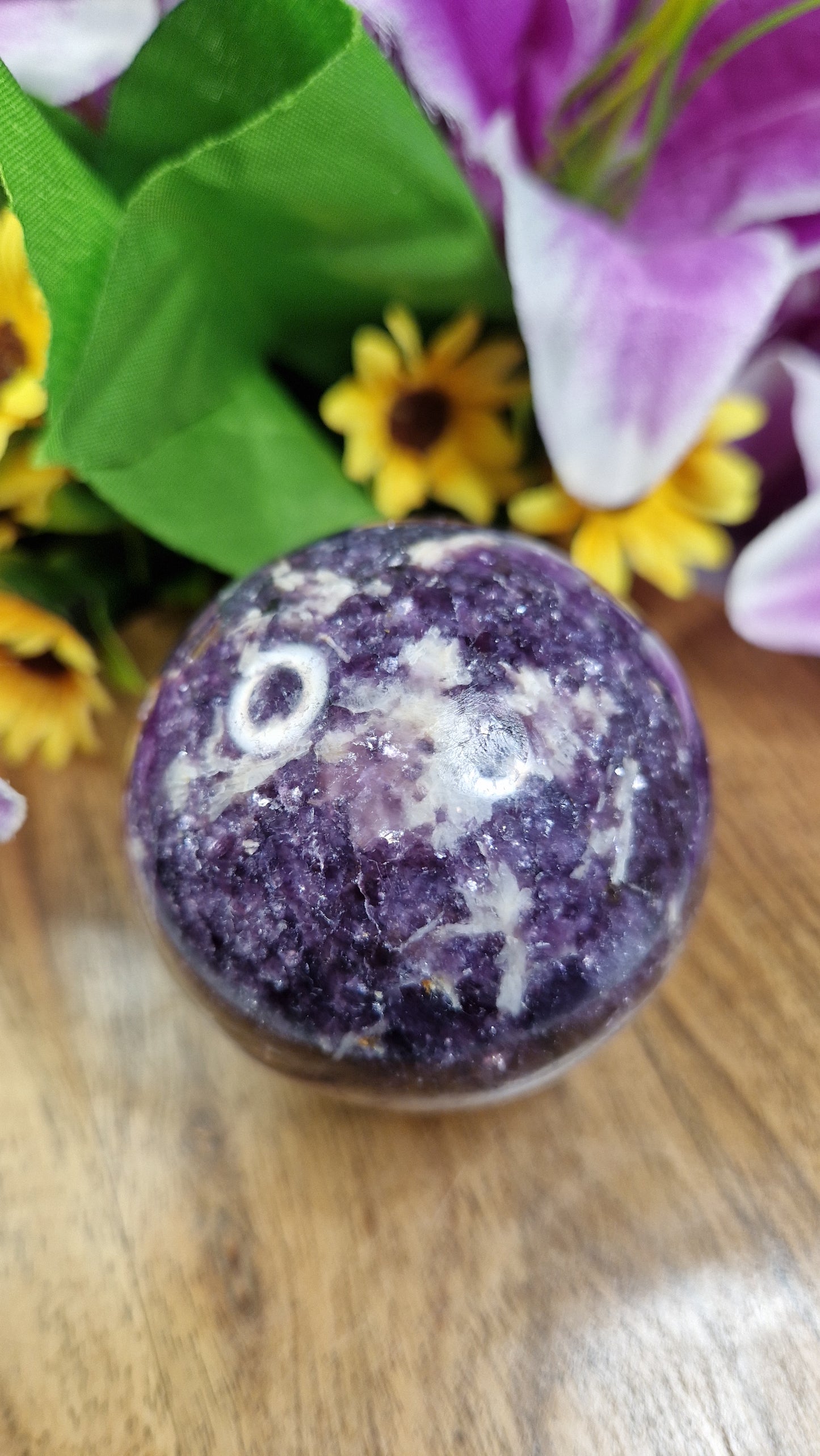 Lepidolite Sphere  - 504