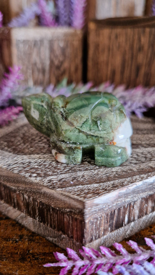 Moss Agate Turtle