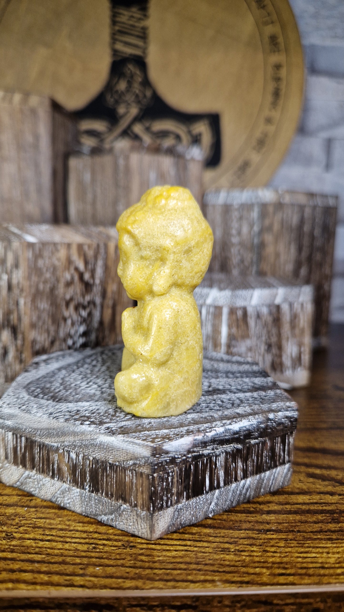 Yellow Jade Buddha - 14