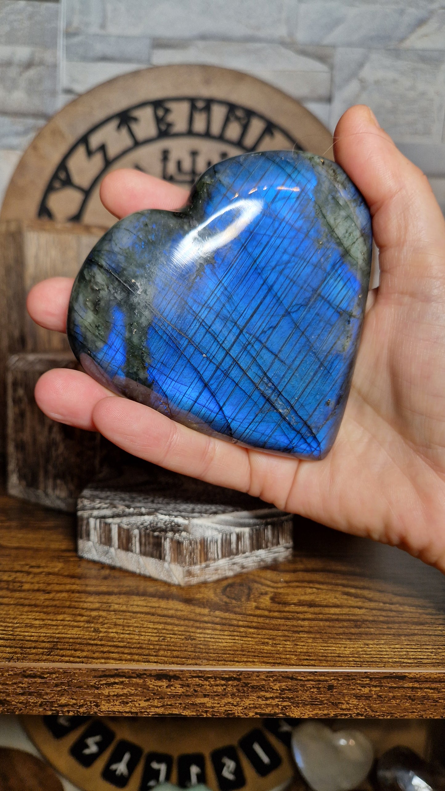 Labradorite Heart - 3