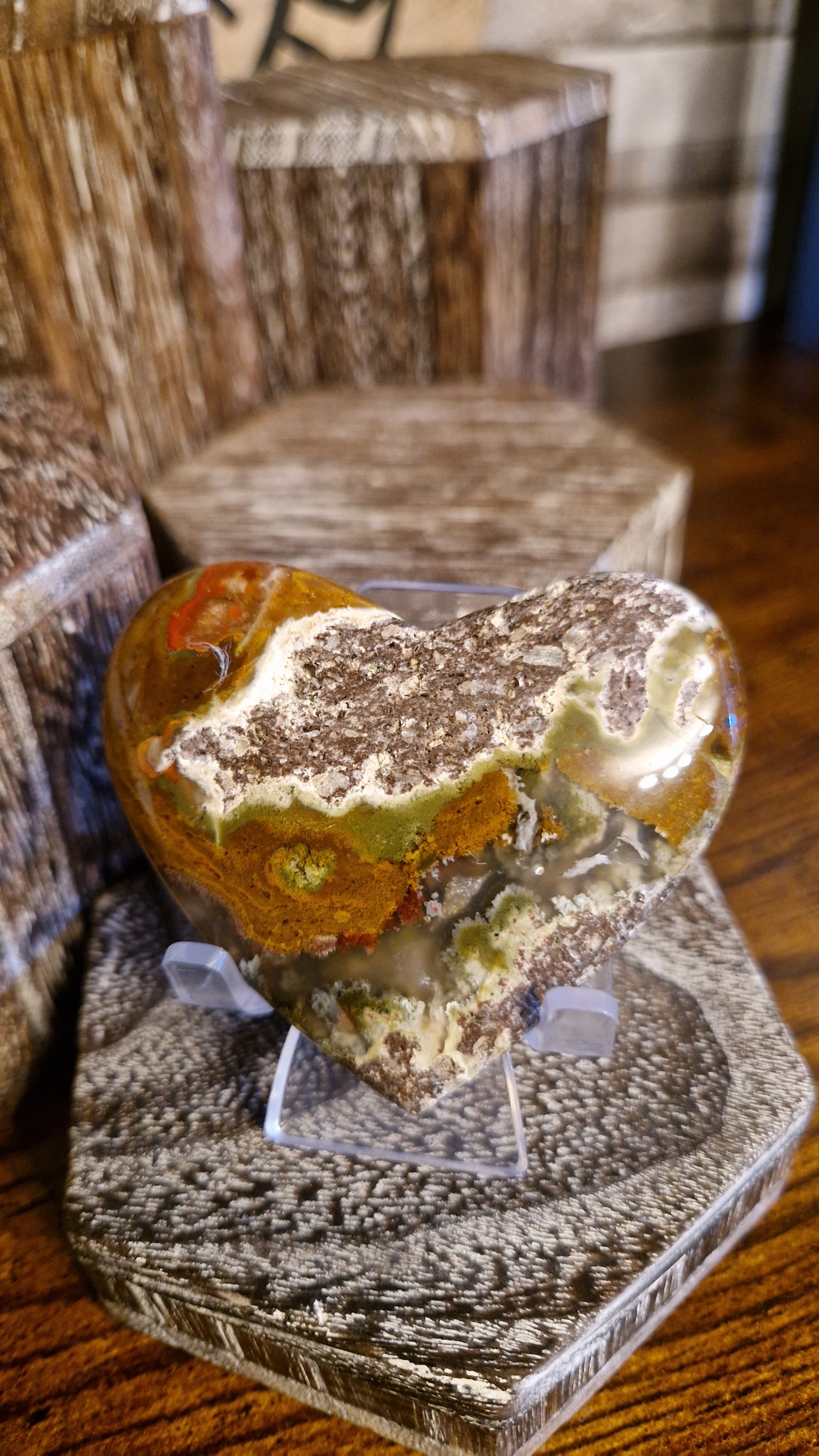 Ocean Jasper Heart - 29
