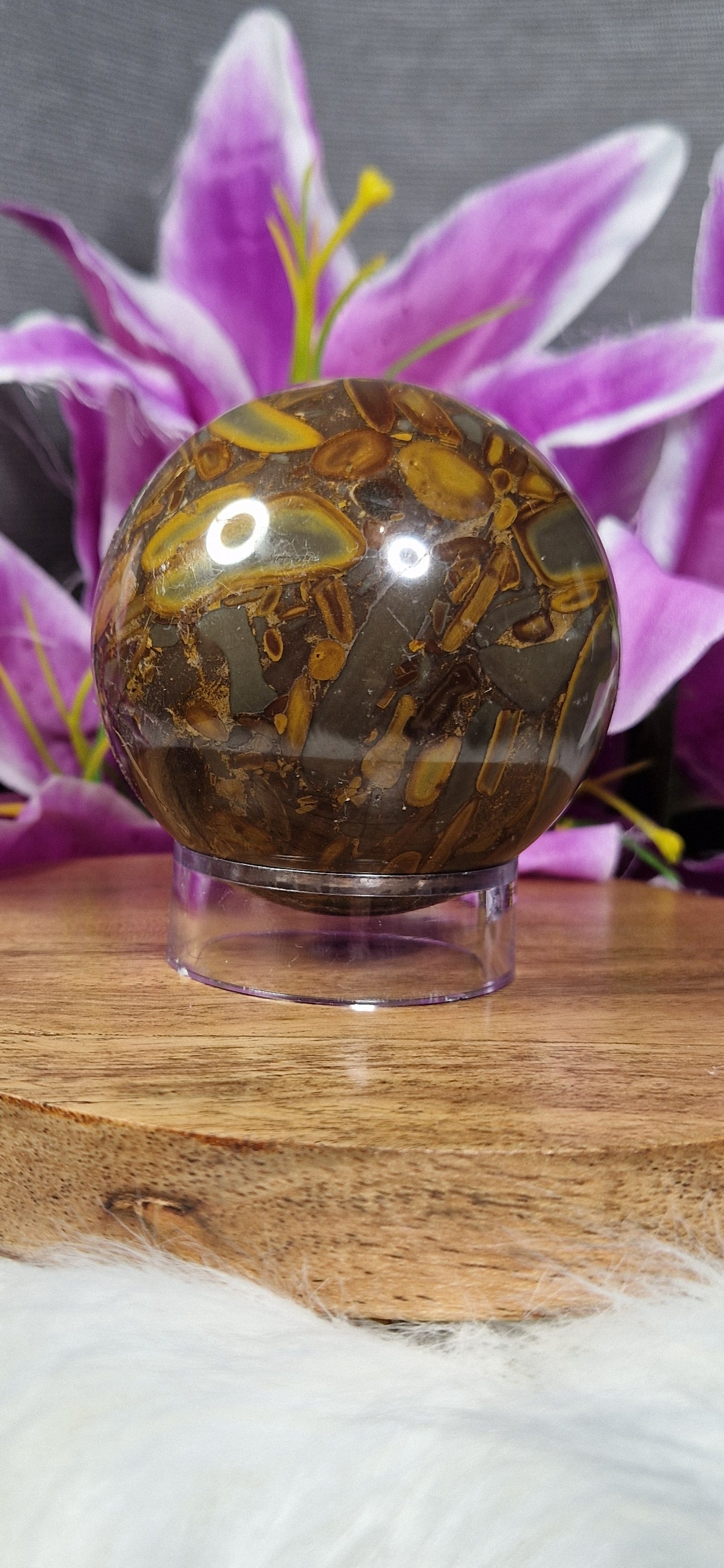 Fruit Jasper Sphere - 229