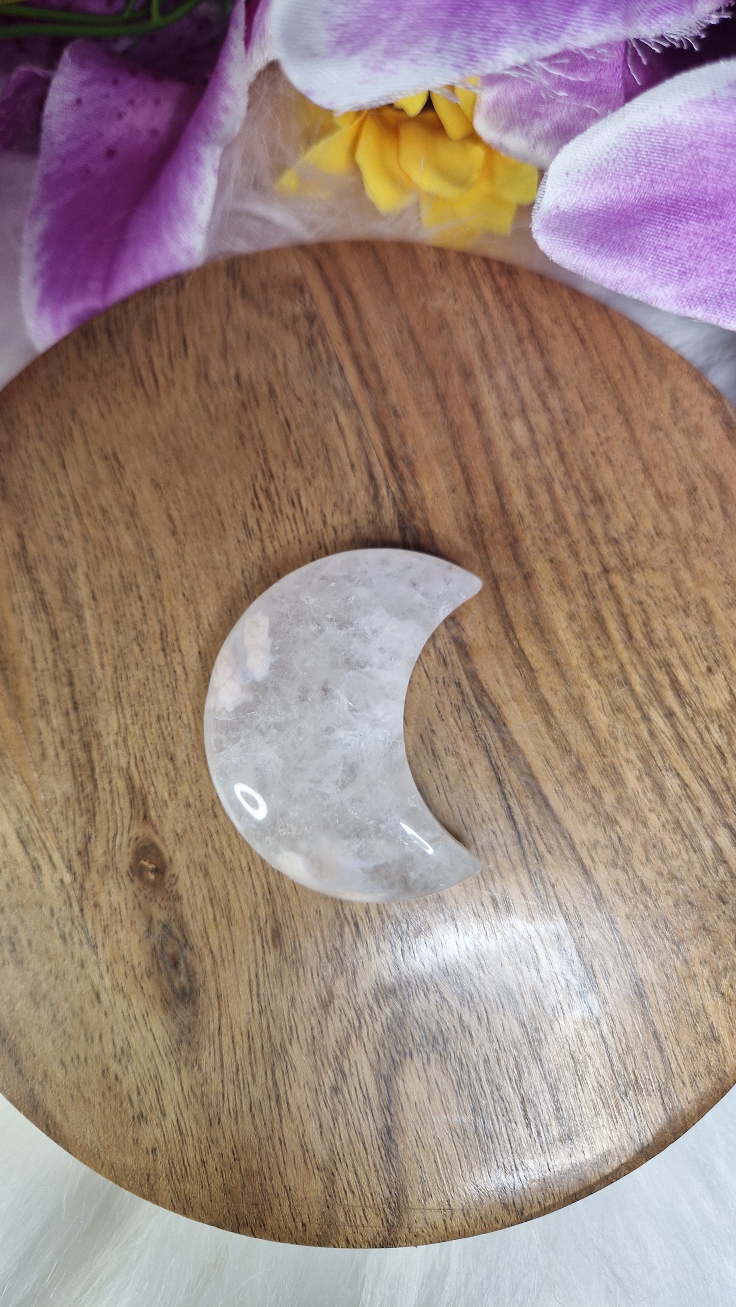 Clear Quartz Moon - 399