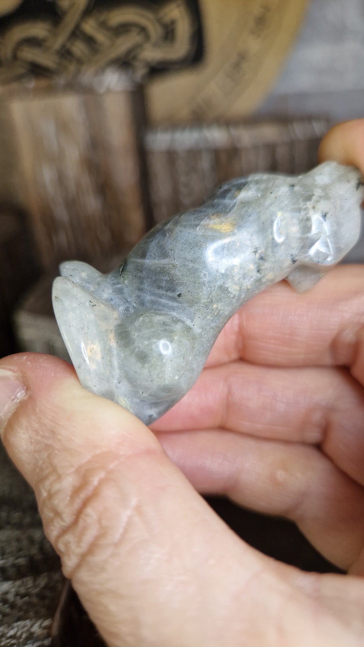 Labradorite Wolf - 14