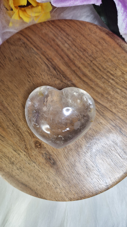 Clear Quartz Heart  - 415