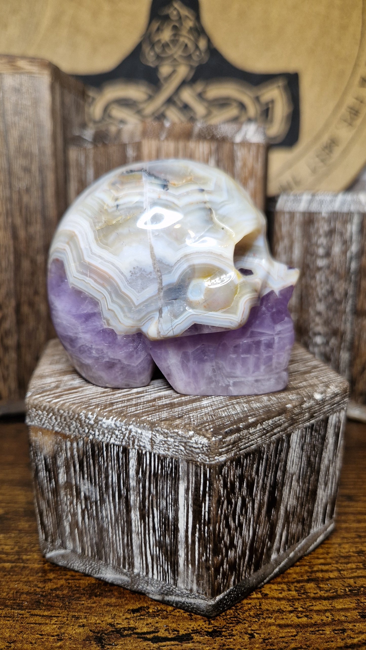 Mexican Amethyst Skull - 11