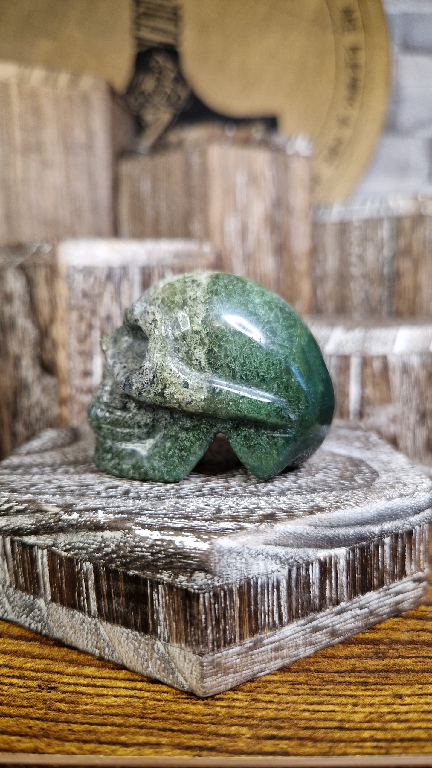 Ocean Jasper Skull - 22