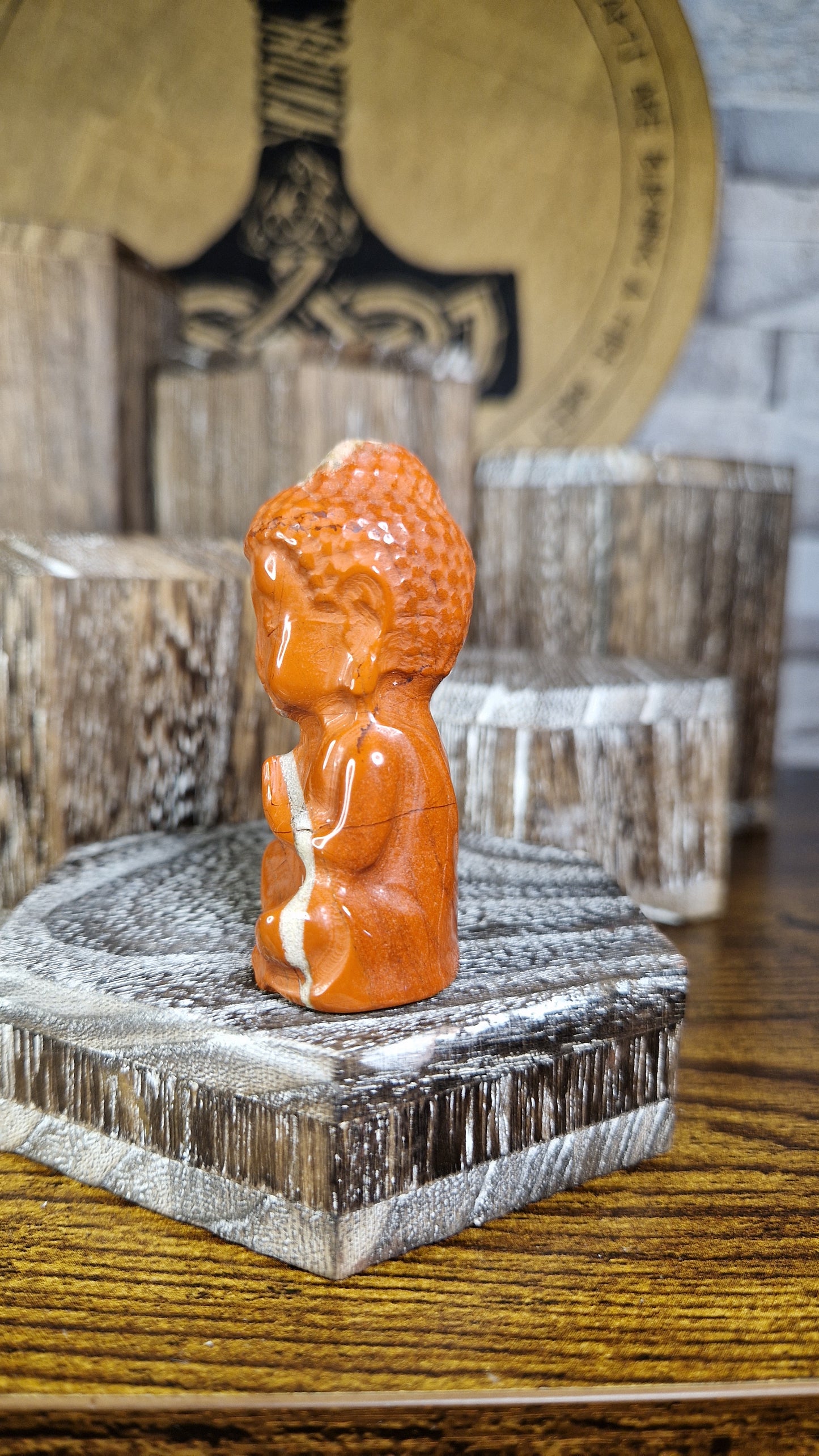 Red Jasper Buddha - 15