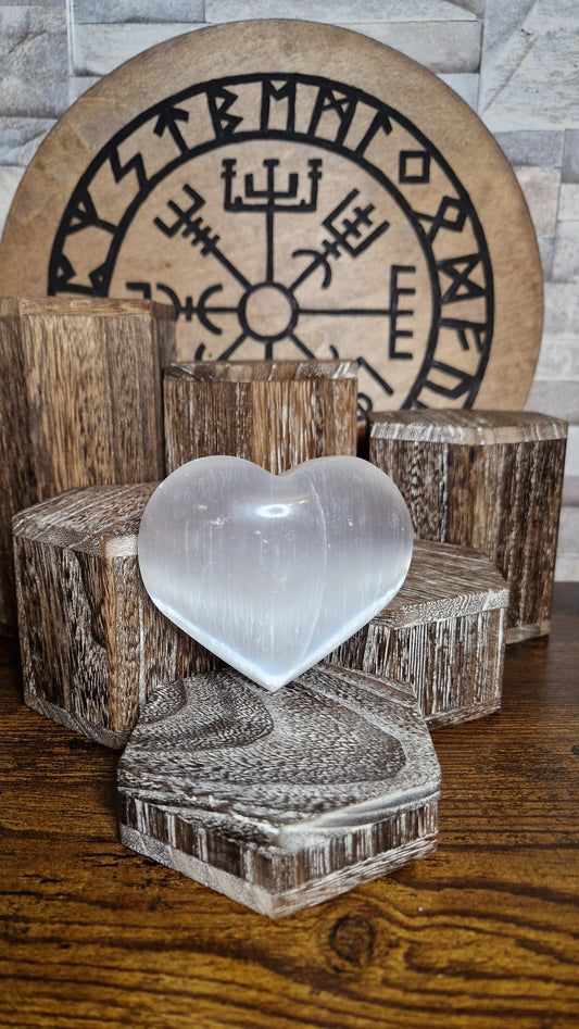Selenite Heart - 5