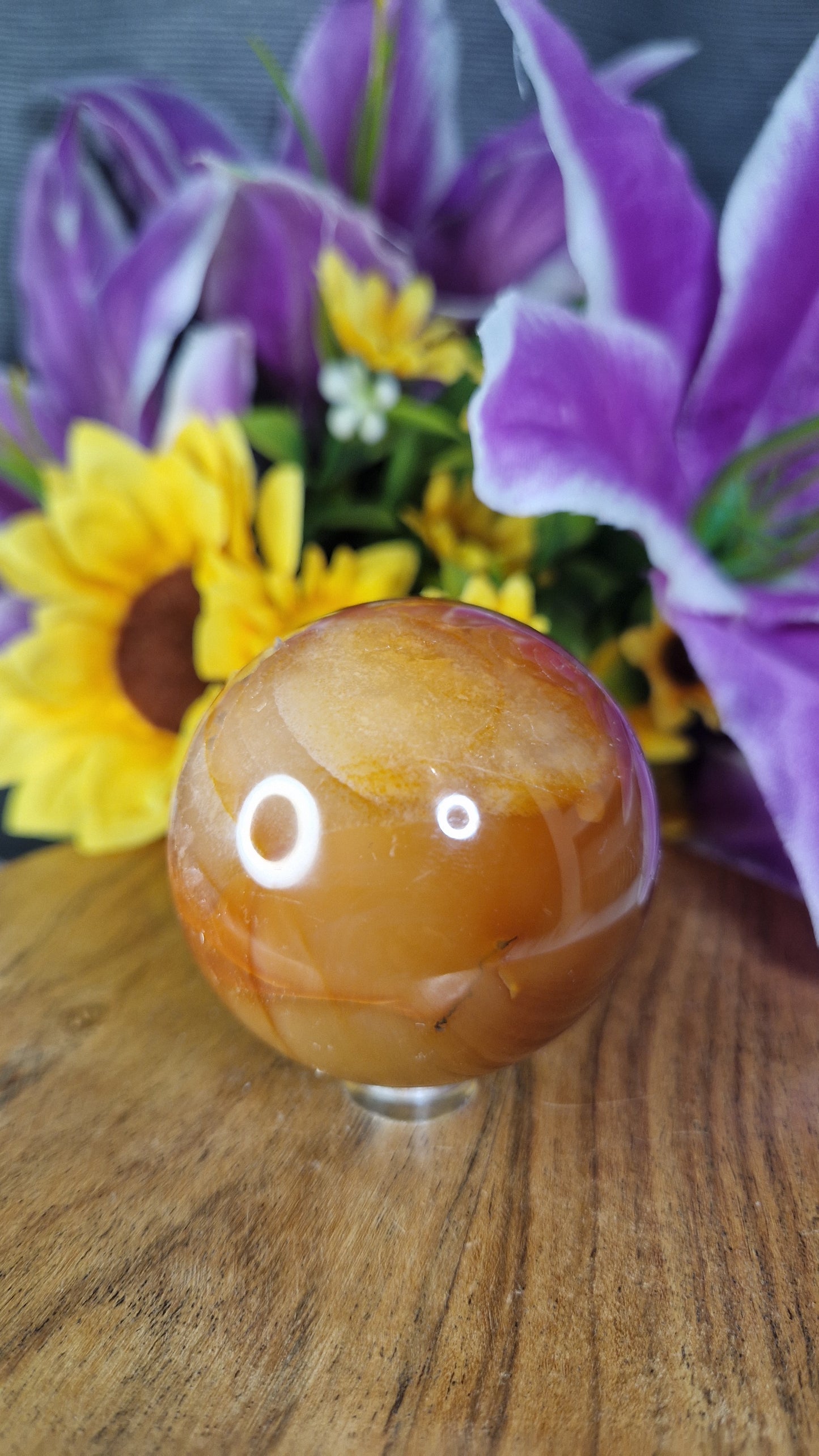 Carnelian Sphere - 242