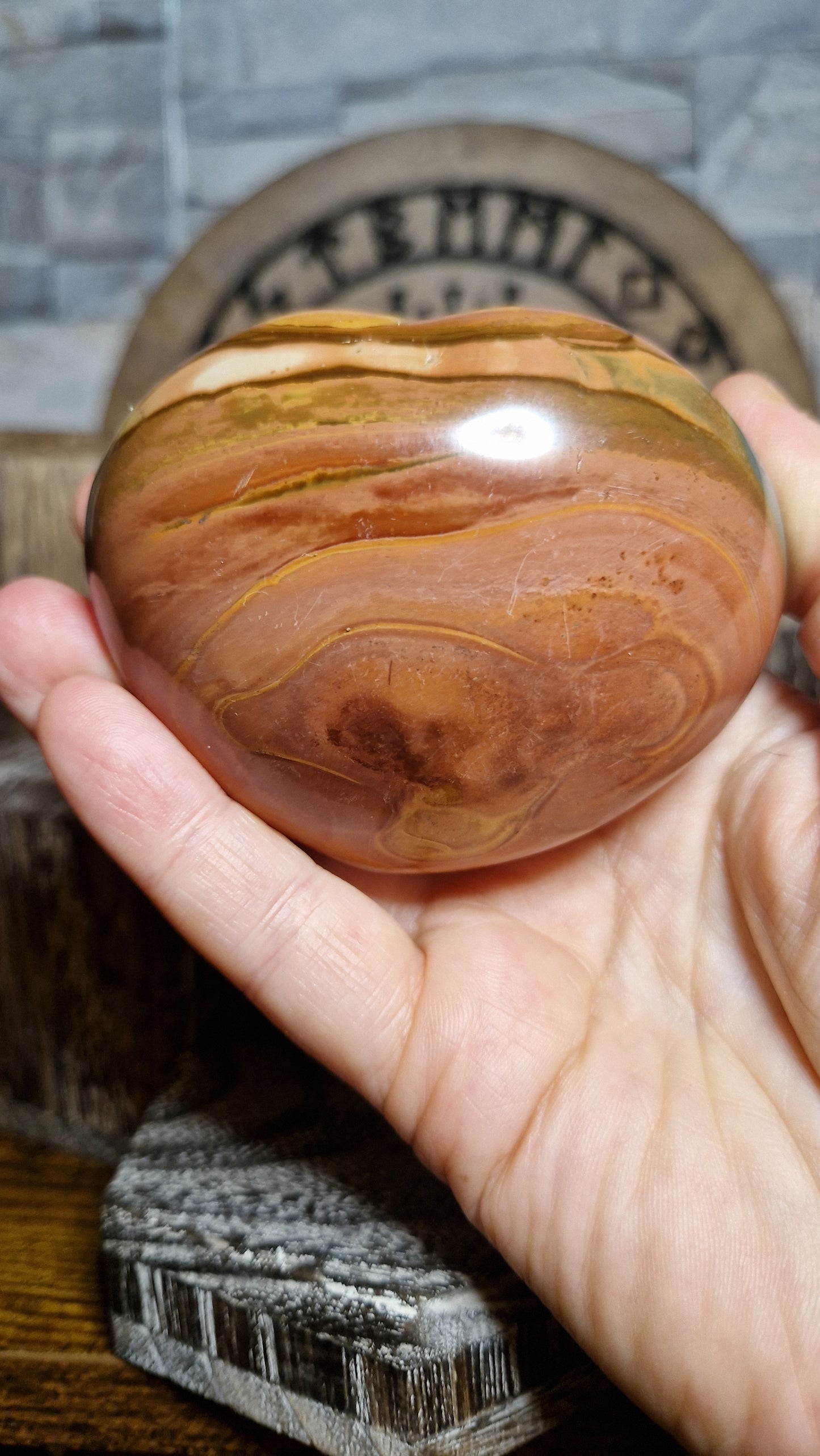 Polychrome Jasper Heart - 12
