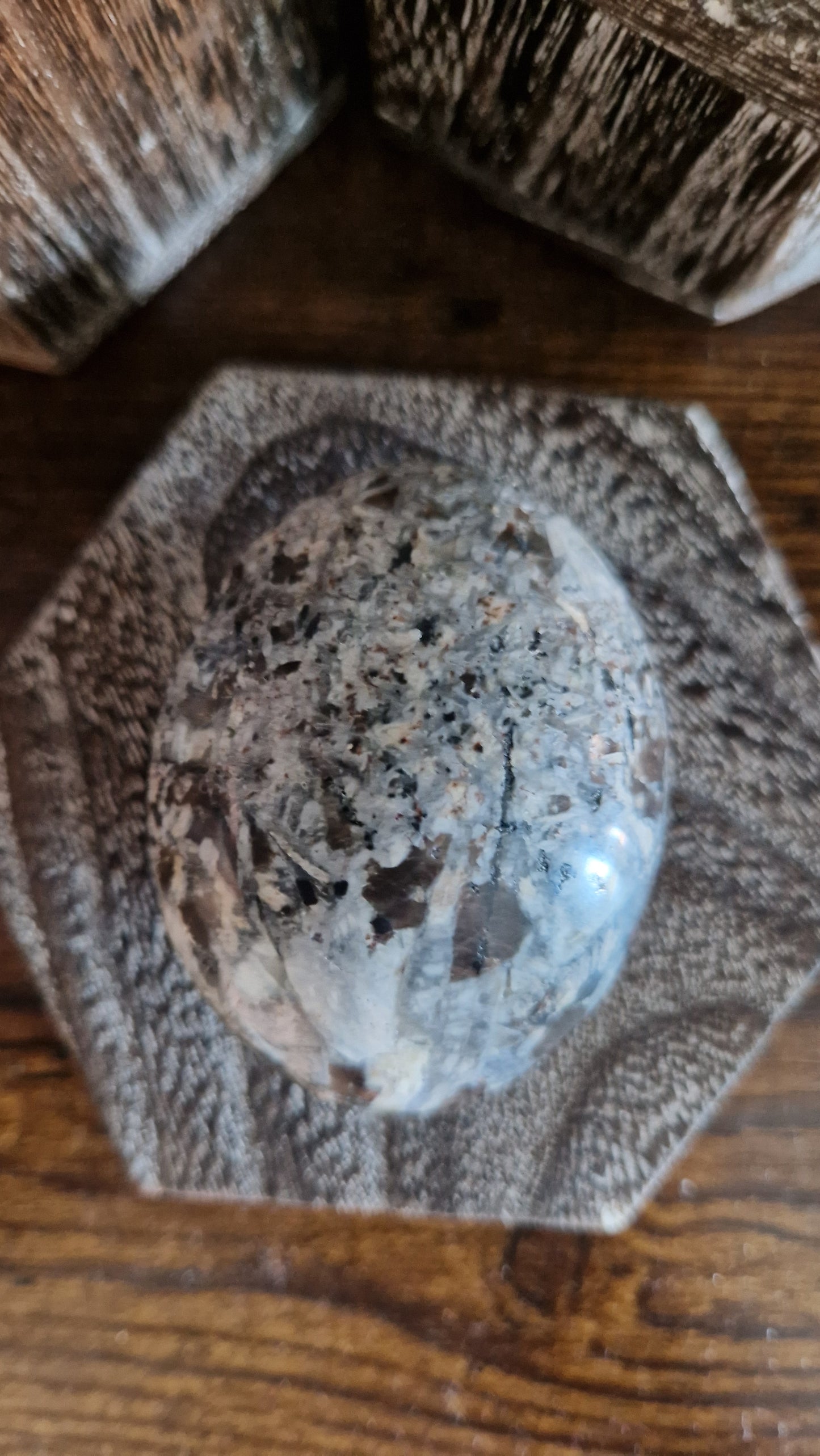 Galactic Larvikite Palmstone - 419