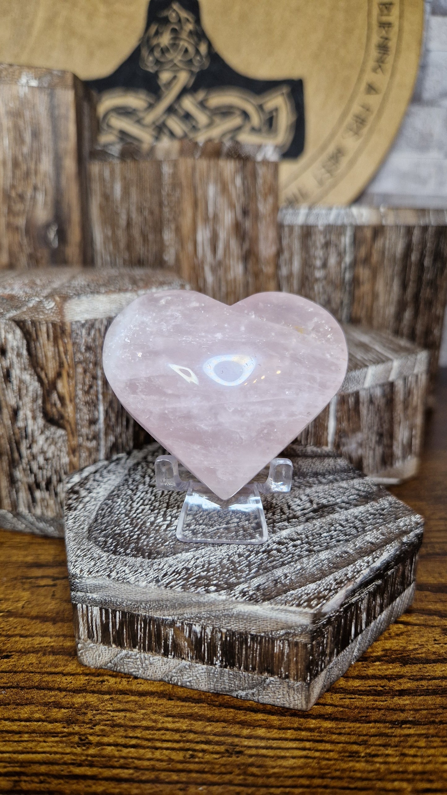 Rose Quartz Heart - 51