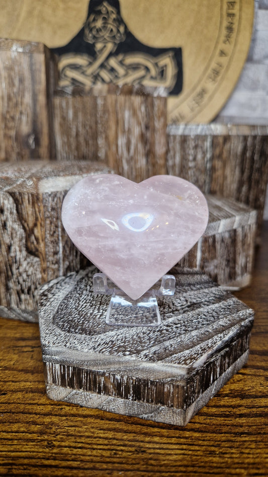 Rose Quartz Heart - 51