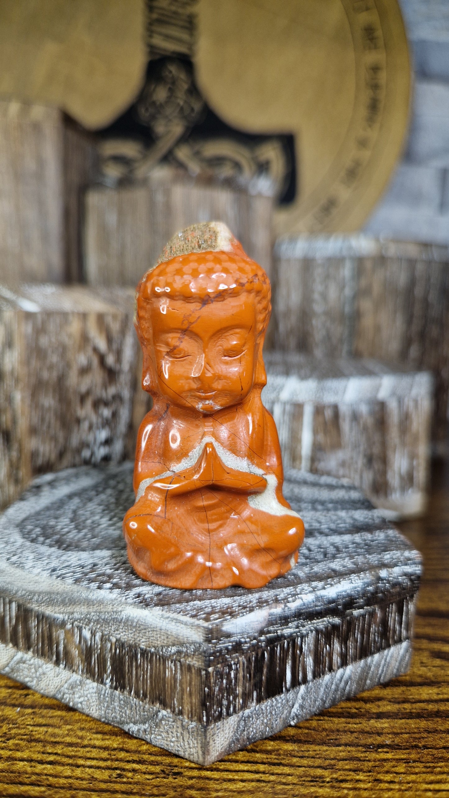 Red Jasper Buddha - 15