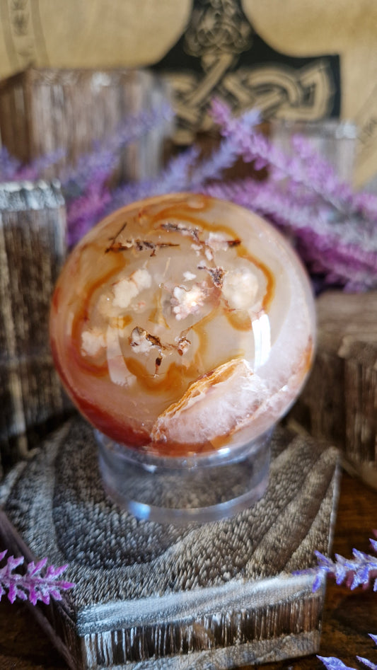 Carnelian Sphere - 144