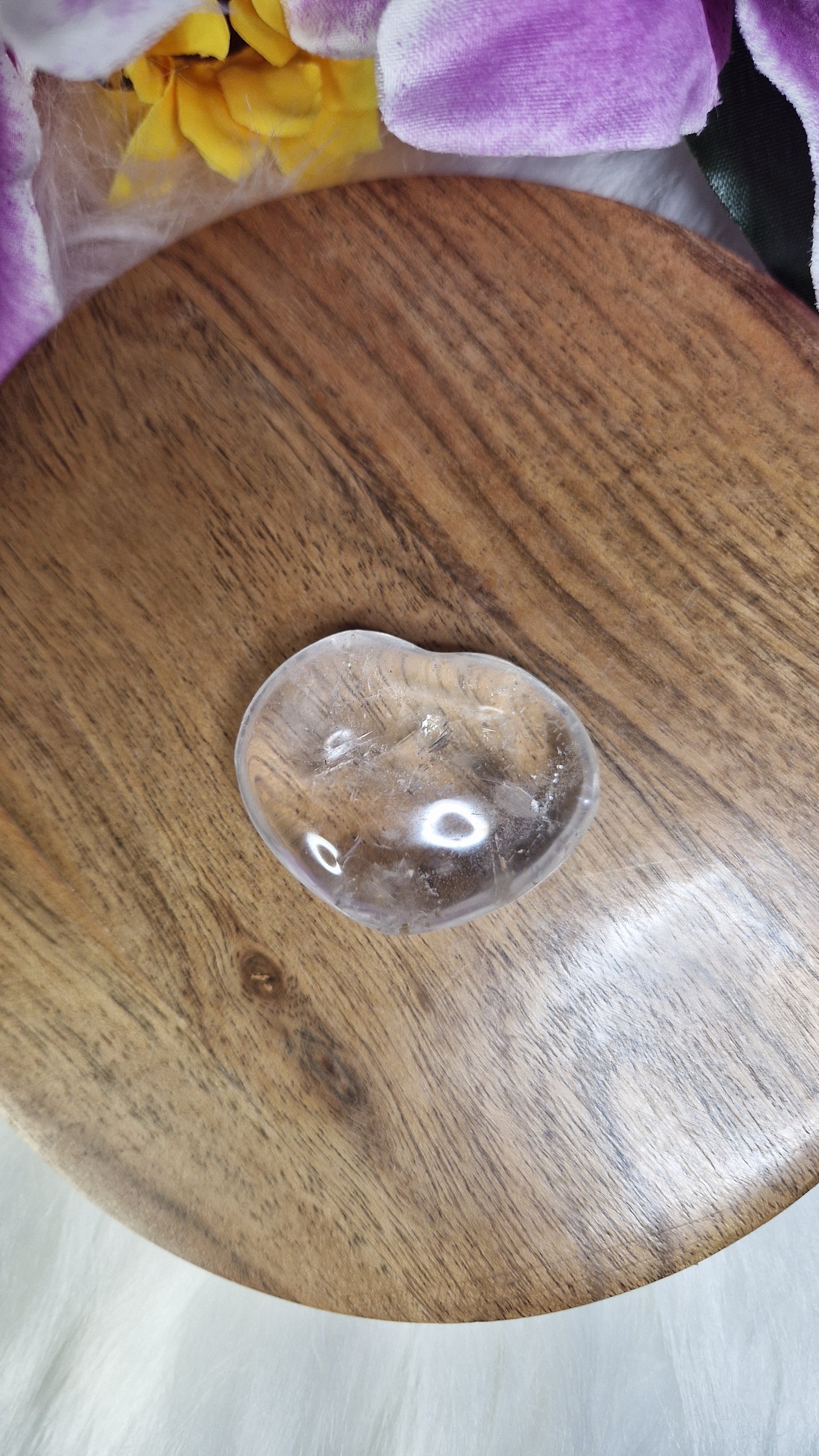 Clear Quartz Heart  - 413
