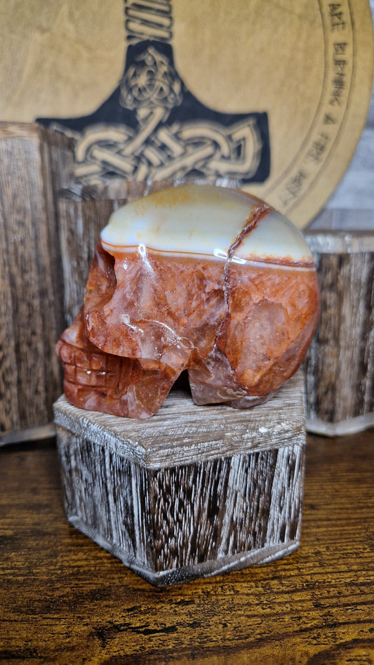 Fire Quartz Skull - 3