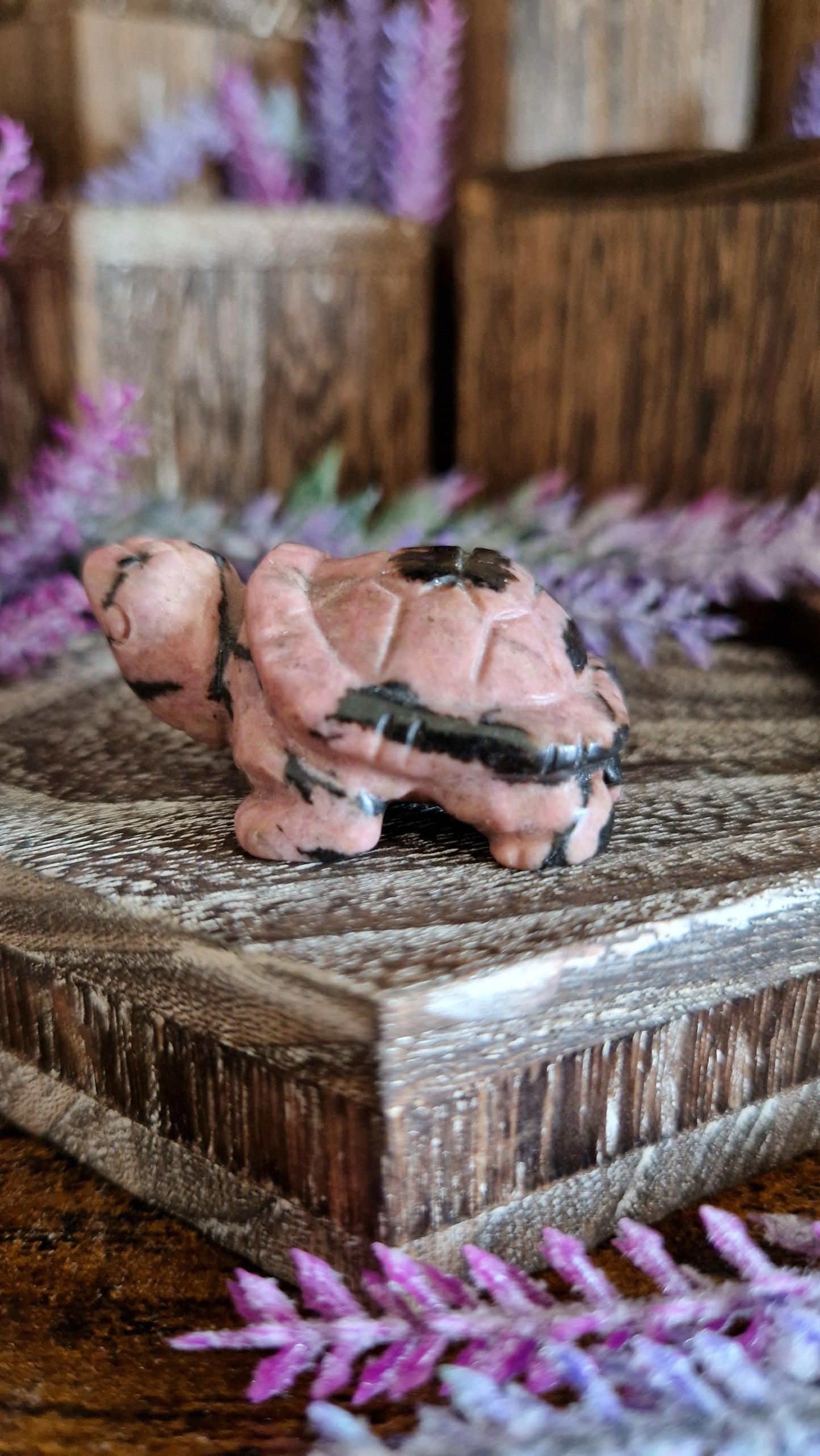 Rhodonite Turtle