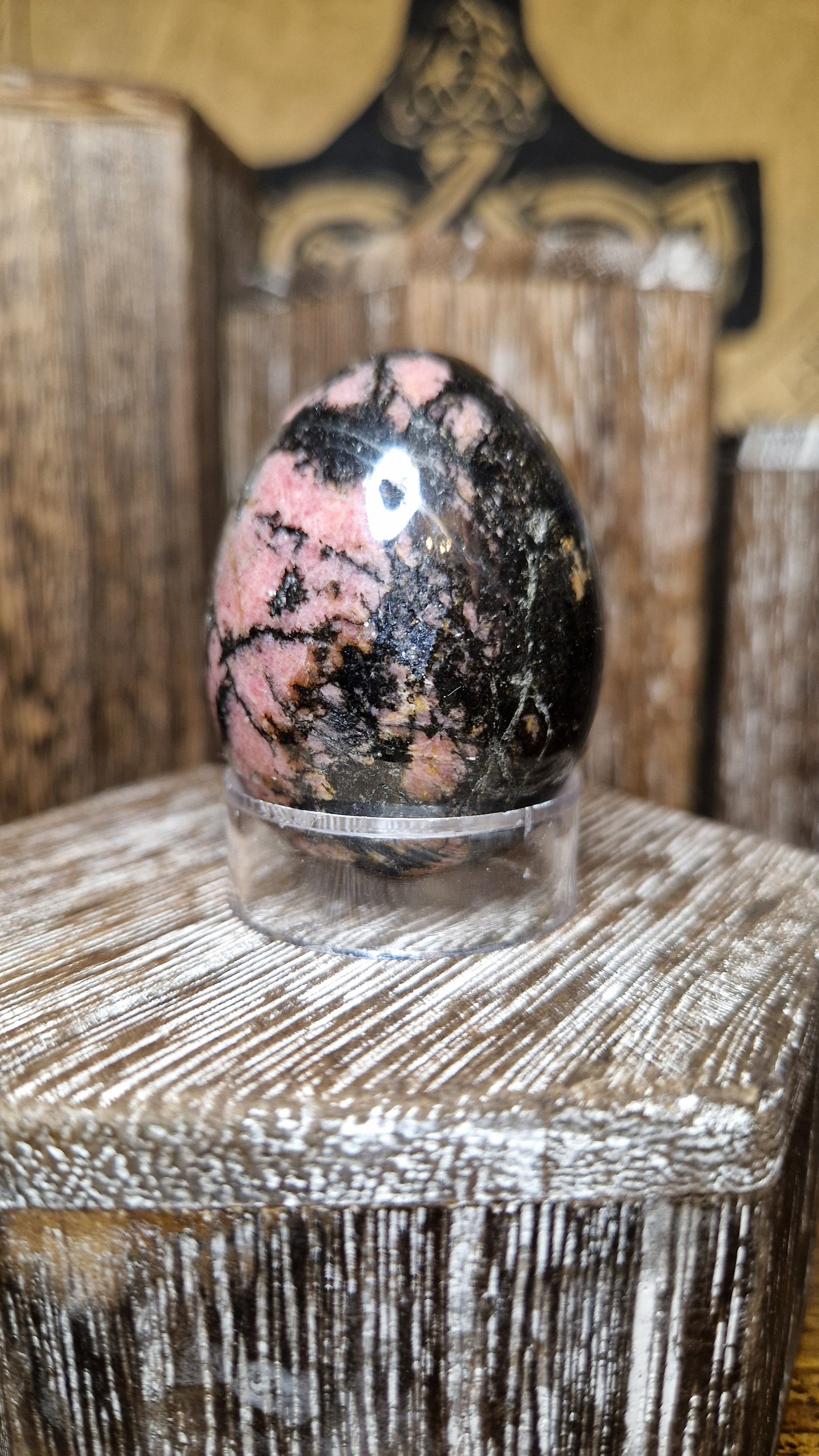 Rhodonite Egg - 4