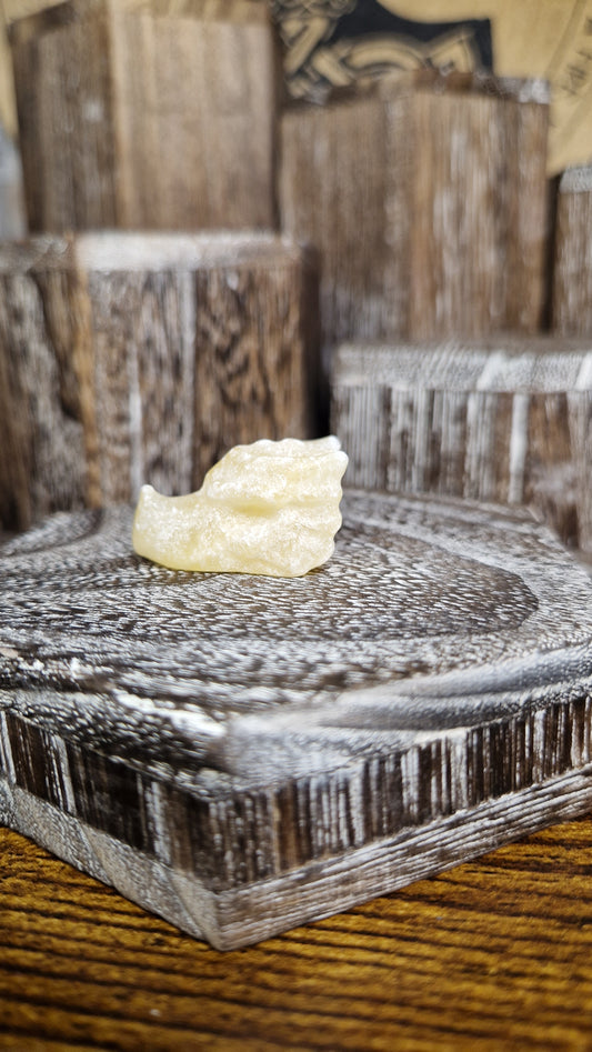 Yellow Calcite Dragon's Head - 18