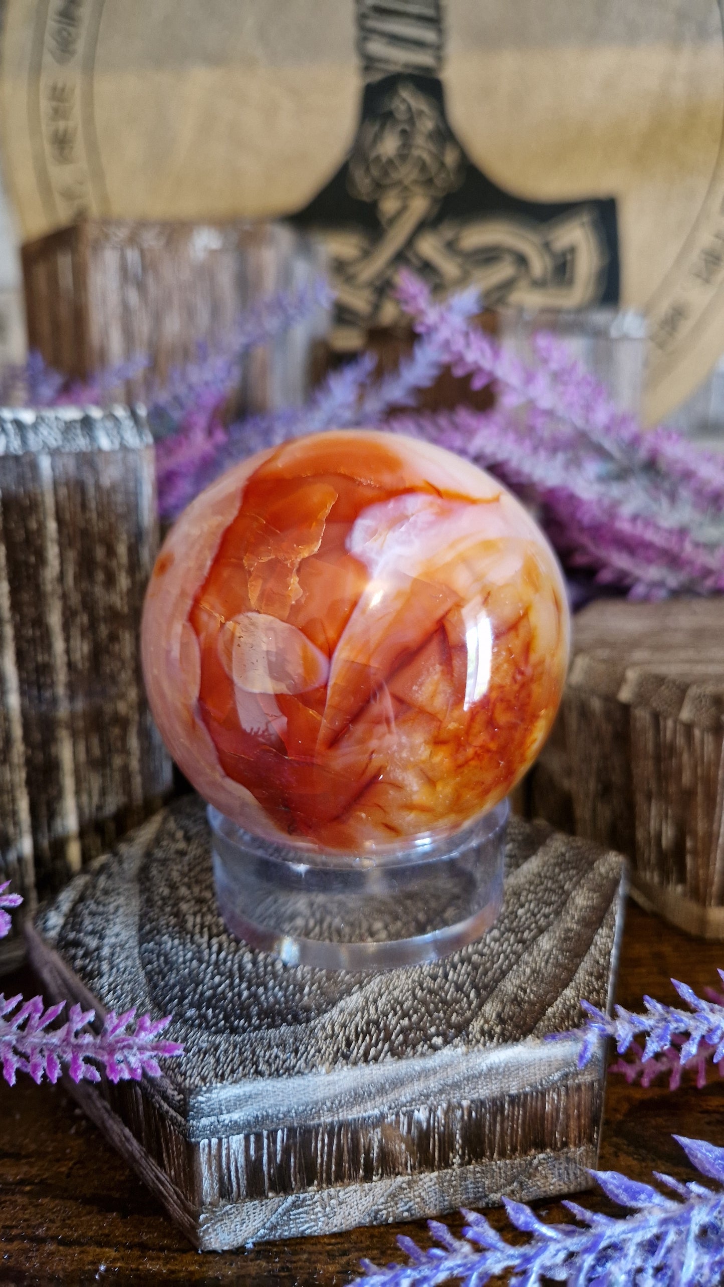 Carnelian Sphere - 143