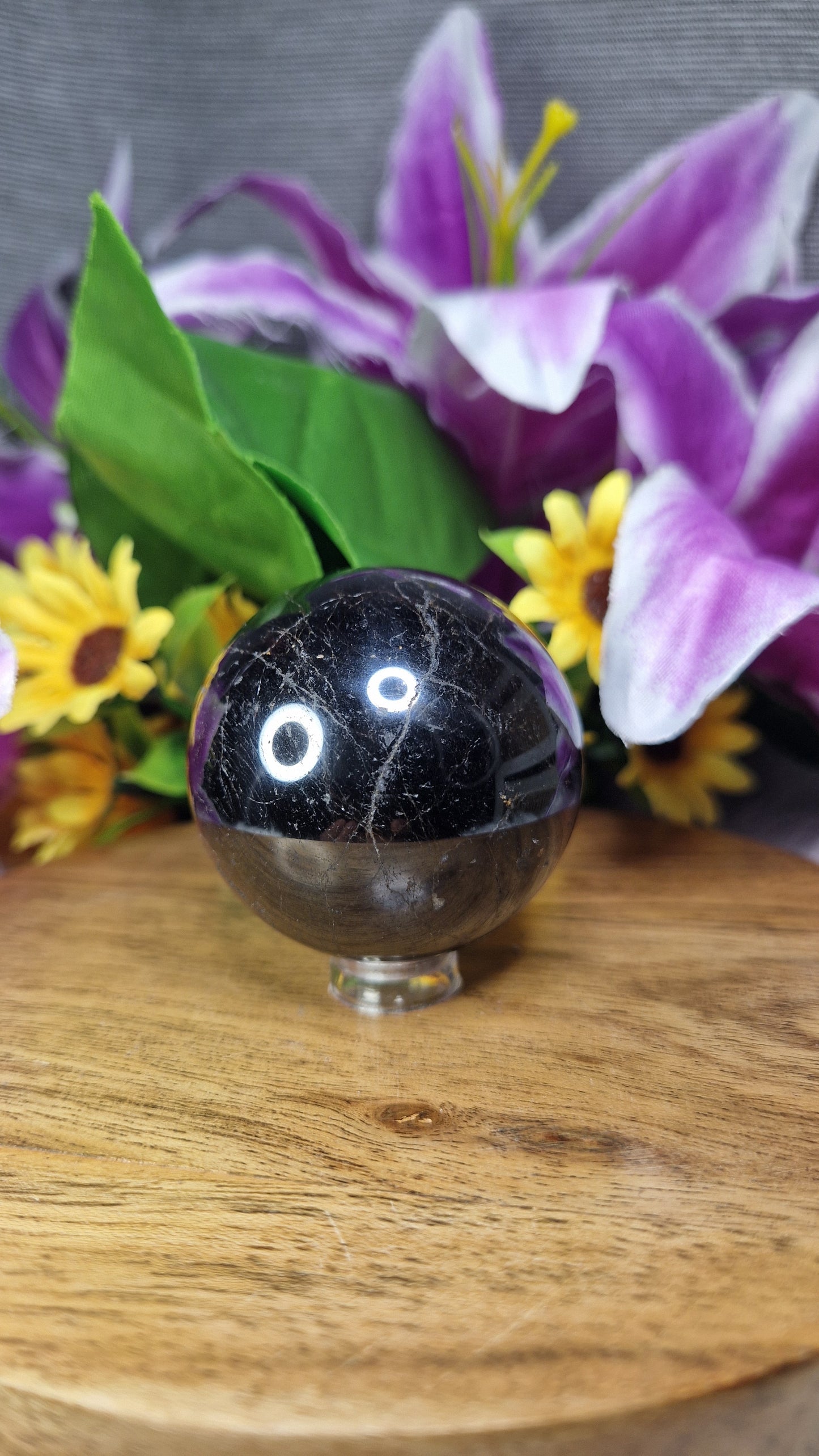 Dark Violet Rose Sphere - 32