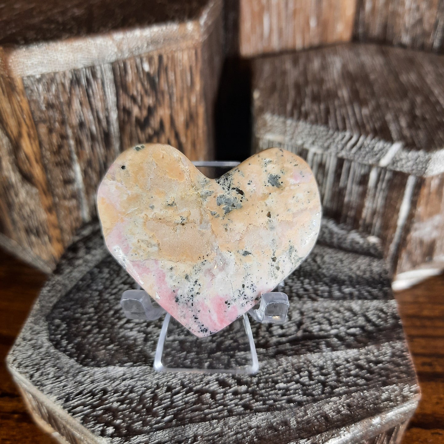 Rhodonite Heart - 75