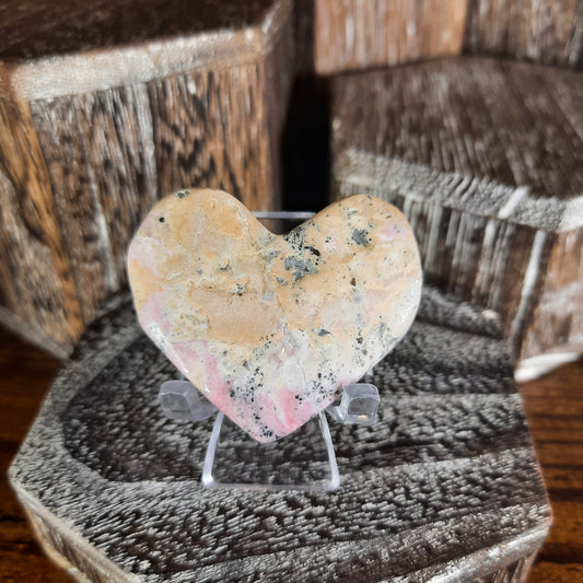 Rhodonite Heart - 75