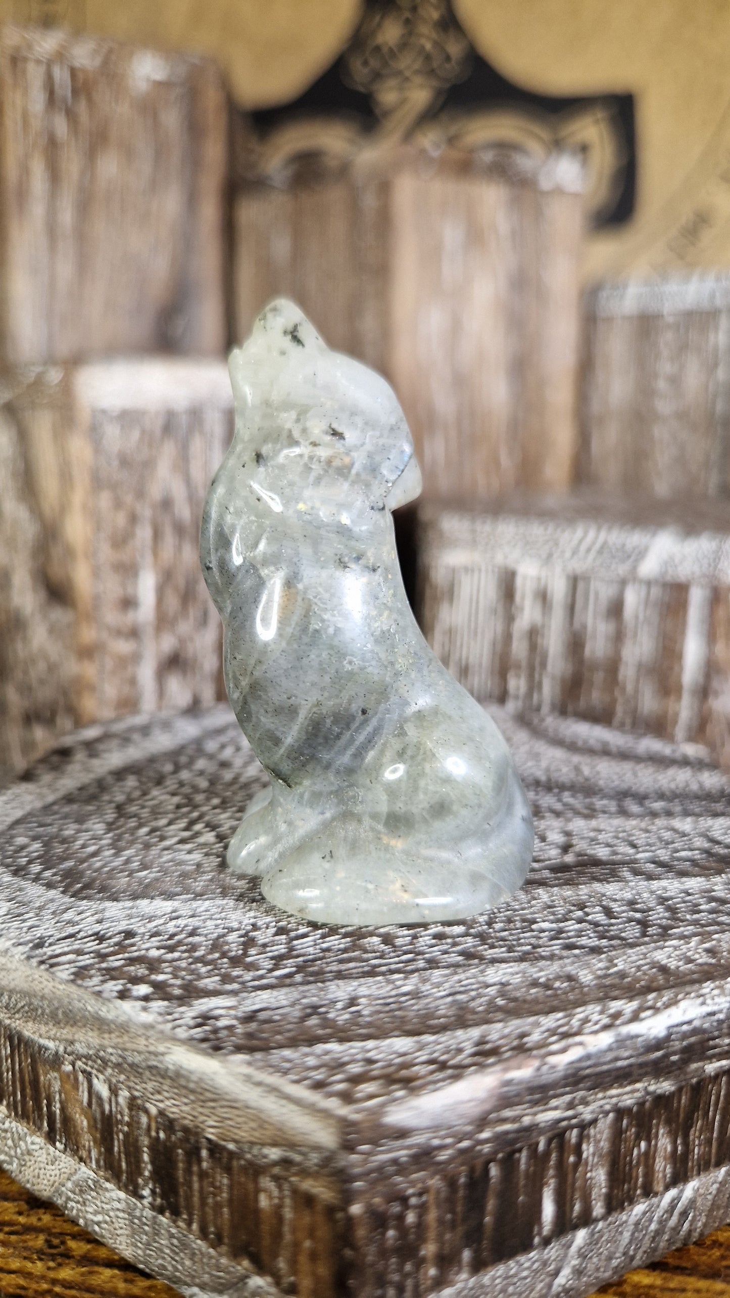 Labradorite Wolf - 14