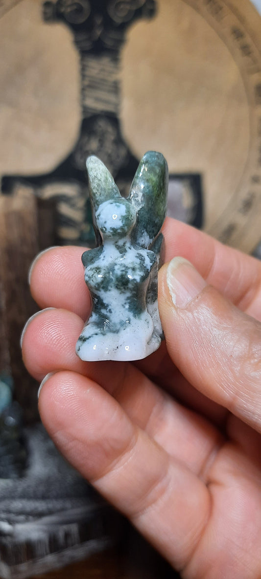 Moss Agate Fairy - 3