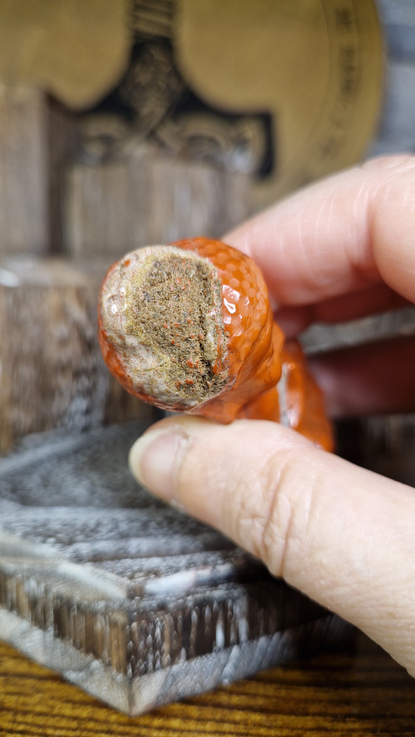 Red Jasper Buddha - 15