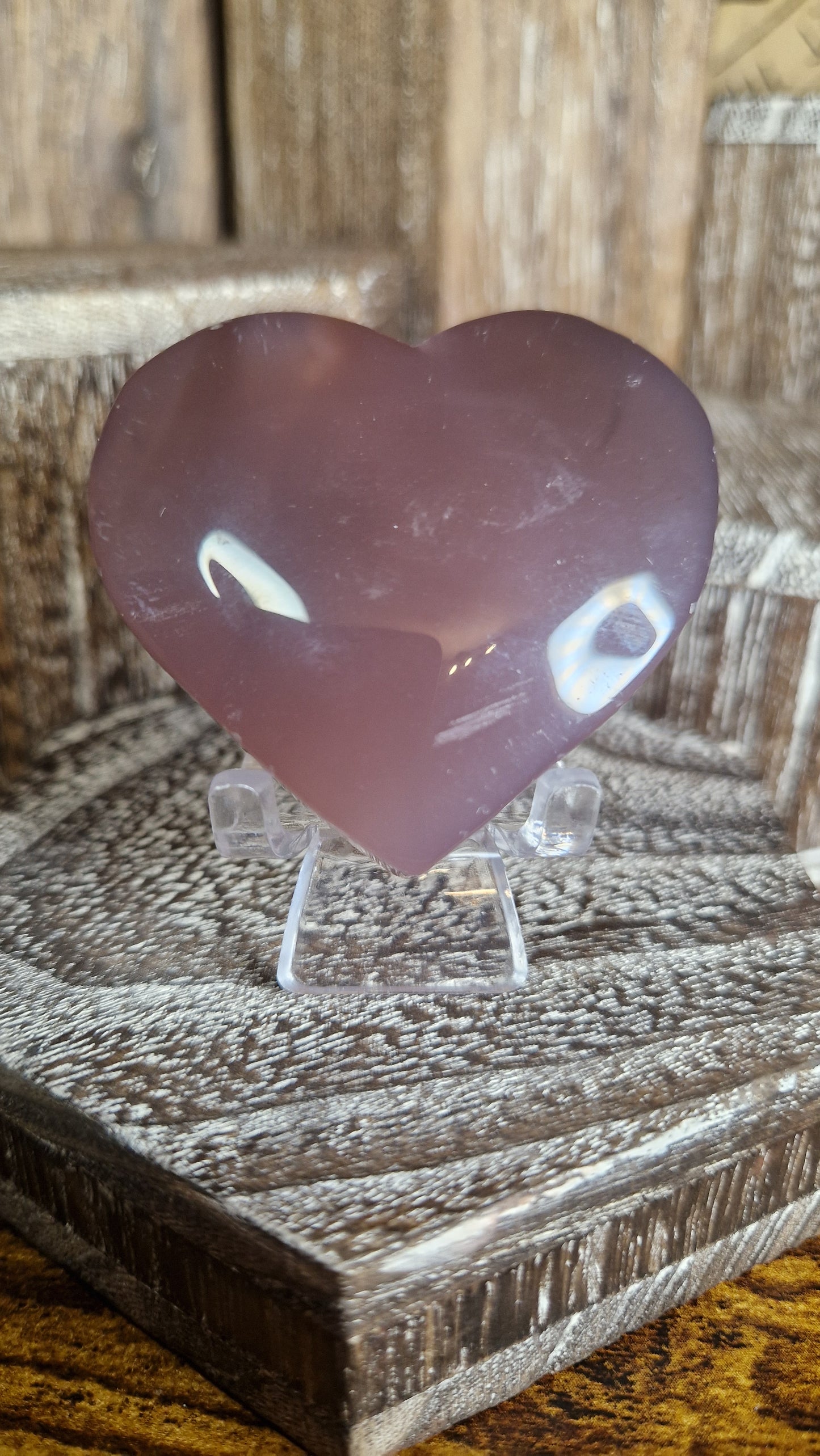 Agate Druzy Heart - 72