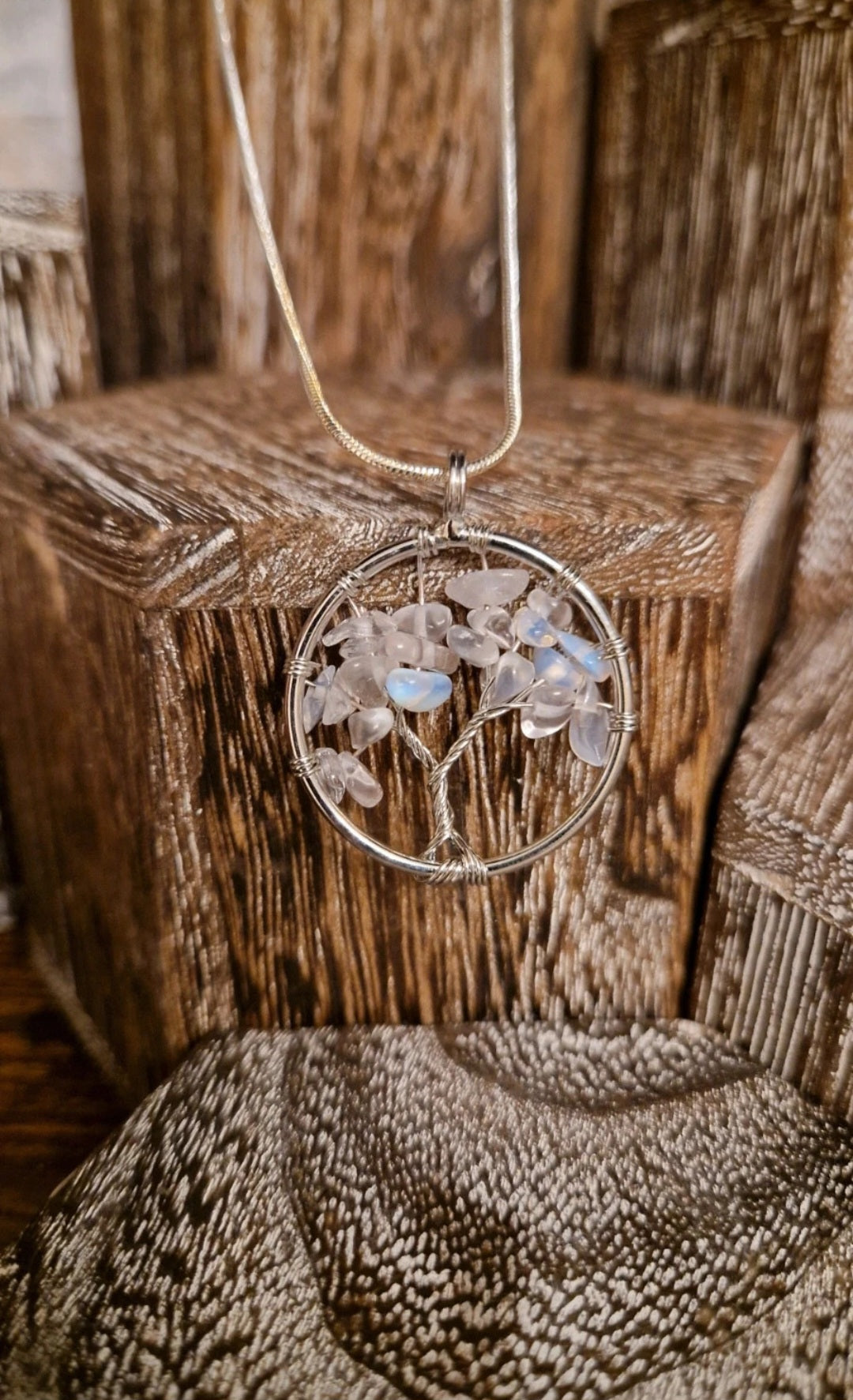 Opal Necklace Tree of Life