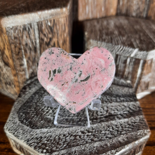 Rhodonite Heart - 75
