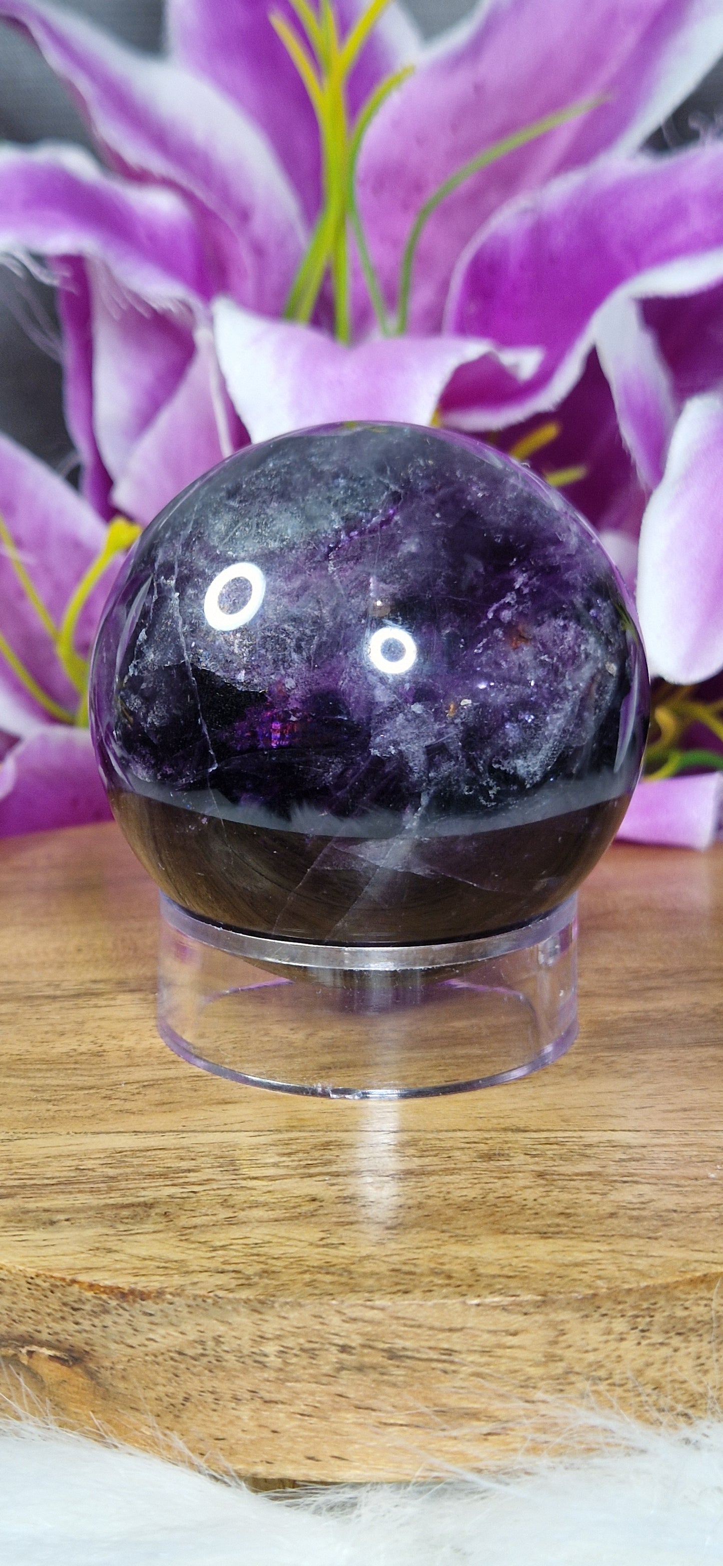 Purple Fluorite Sphere - 374