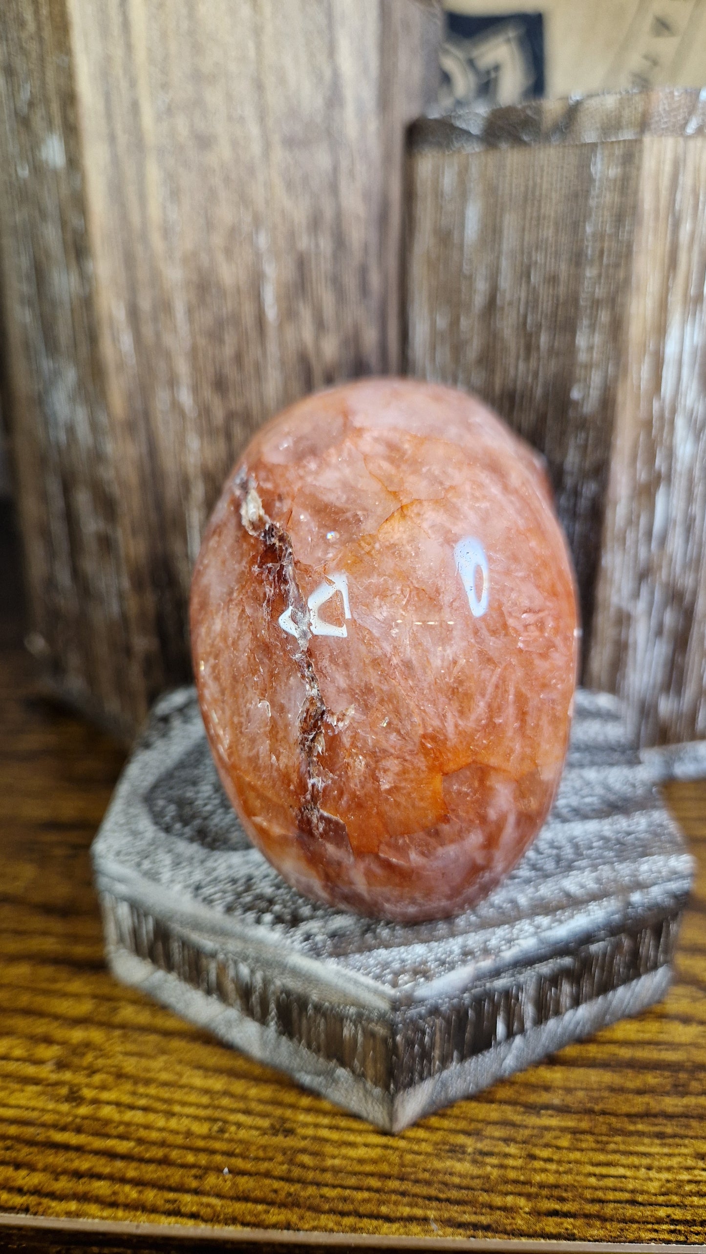 Fire Quartz Skull - 8