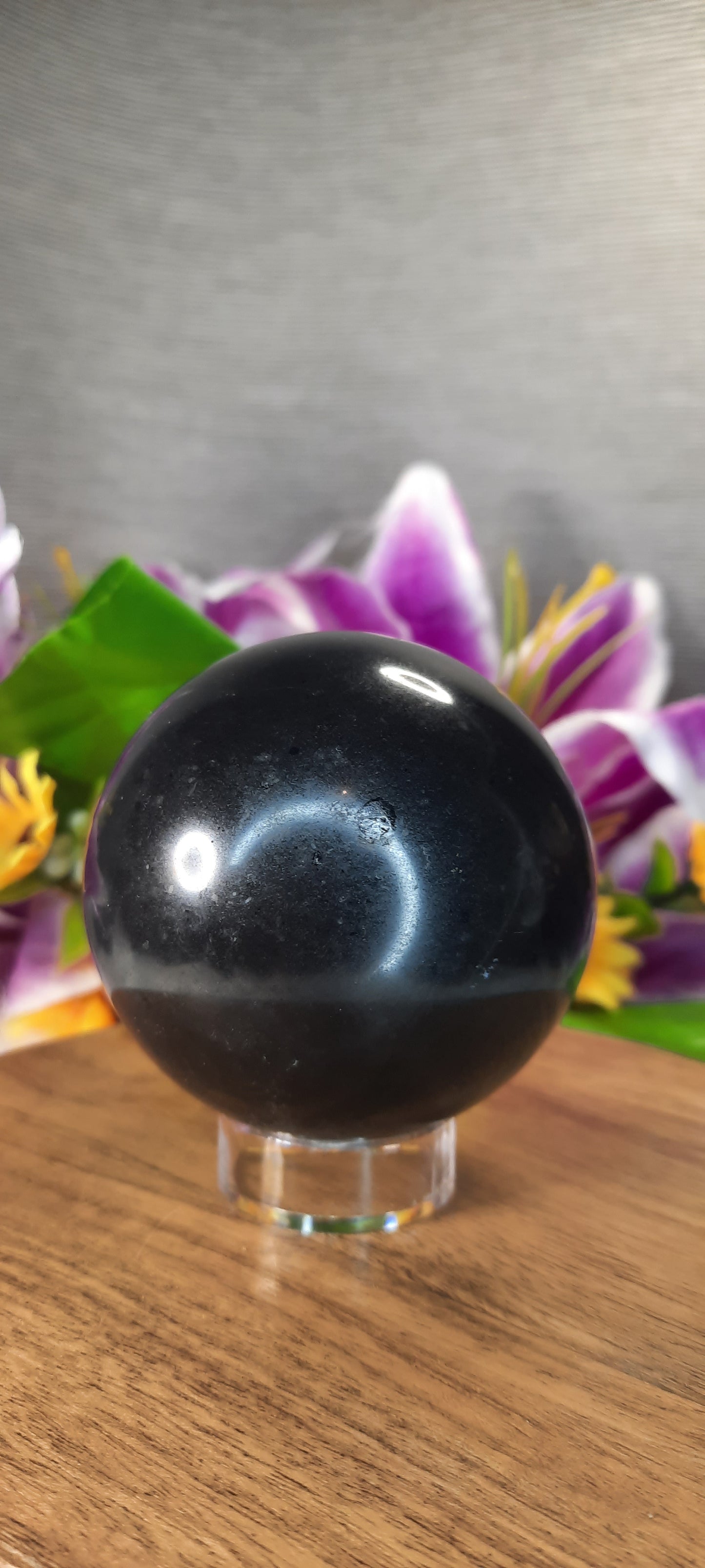 Black Tourmaline Sphere - 490