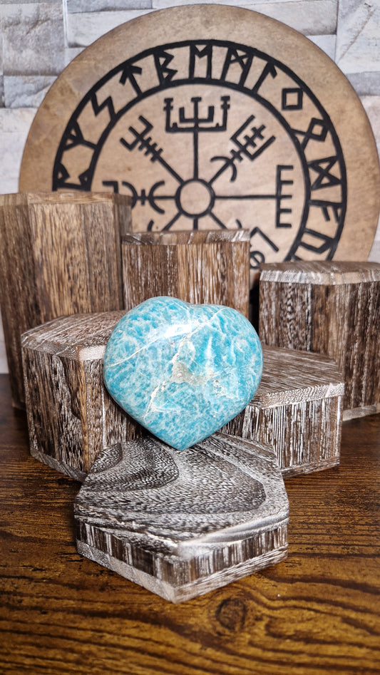 Amazonite Heart - 6
