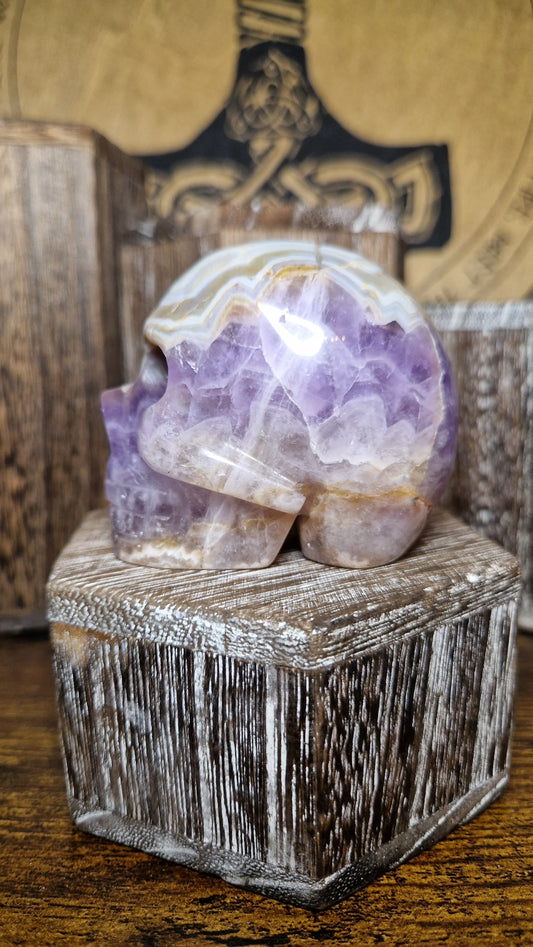 Mexican Amethyst Skull - 11