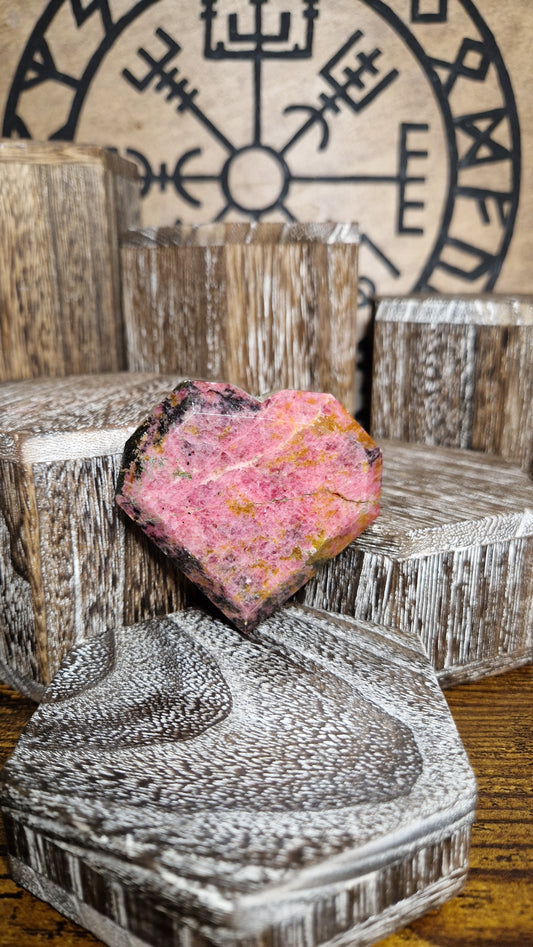 Rhodonite Heart - 7