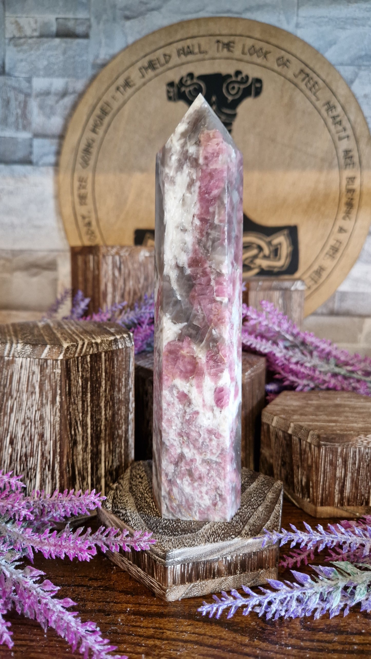 Pink Tourmaline Tower - 238
