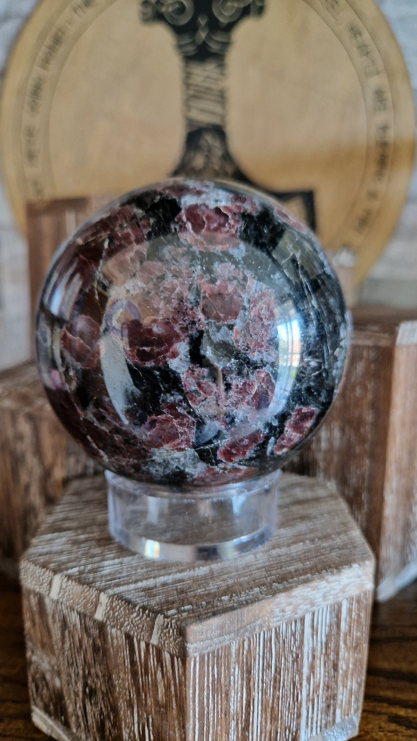 Garnet Sphere  - 690